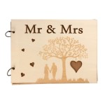 Carved "Mr." Guest Book